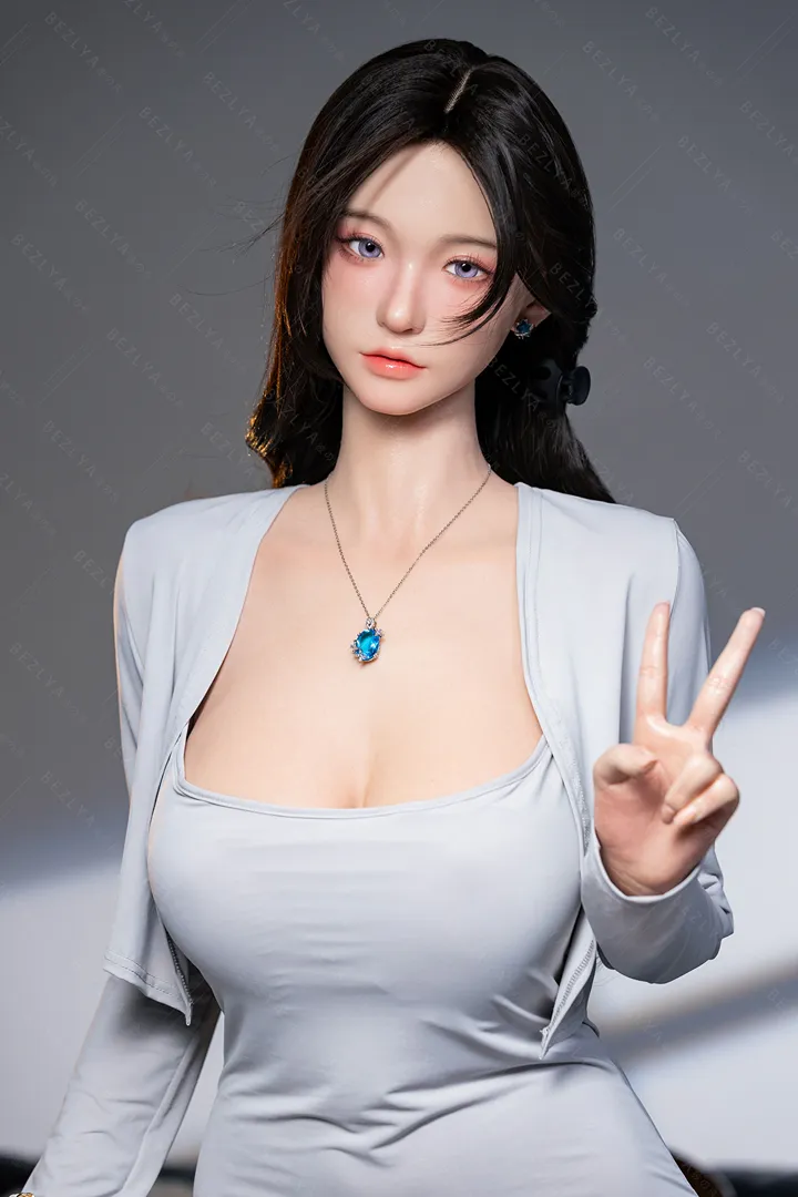 168cm (5ft6) E-cup Real Skin Texture Silicone Sex Doll Lillapruina, ROS Head